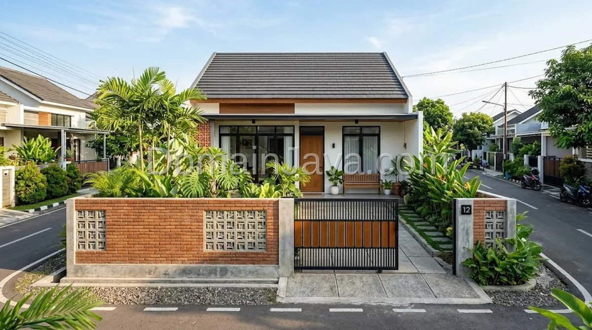 Inspirasi Pagar Sederhana dari Batu Bata untuk Rumah Modern dan Klasik