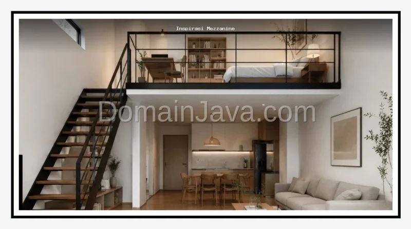 5 Inspirasi Mezzanine Minimalis agar Rumah Kecil Terasa Lebih Luas