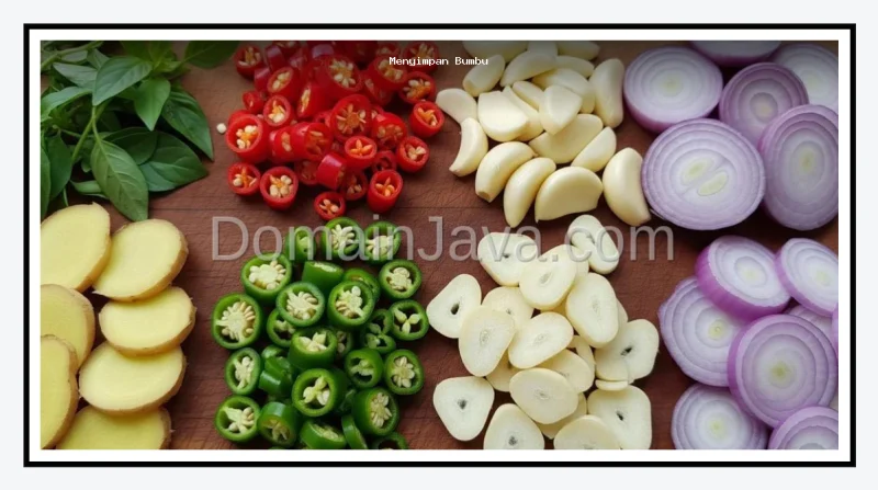 7 Cara Menyimpan Bumbu Iris untuk Bekal Masak Pagi Tetap Segar