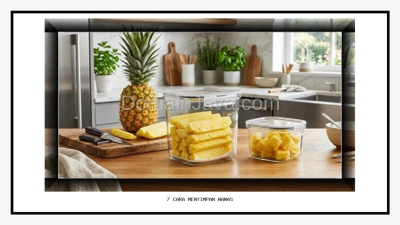 7 Cara Menyimpan Nanas Kupas agar Tetap Segar dan Tidak Berair