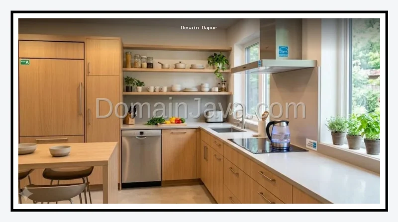 9 Desain Dapur Minimalis Hemat Energi untuk Hunian Modern Masa Kini