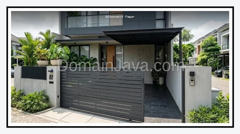 Alternatif Pagar Rumah Estetik Selain Besi dengan 11 Material Populer
