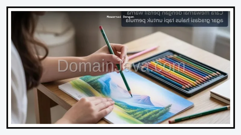 Cara Mewarnai dengan Pensil Warna agar Gradasi Halus dan Rapi untuk Pemula