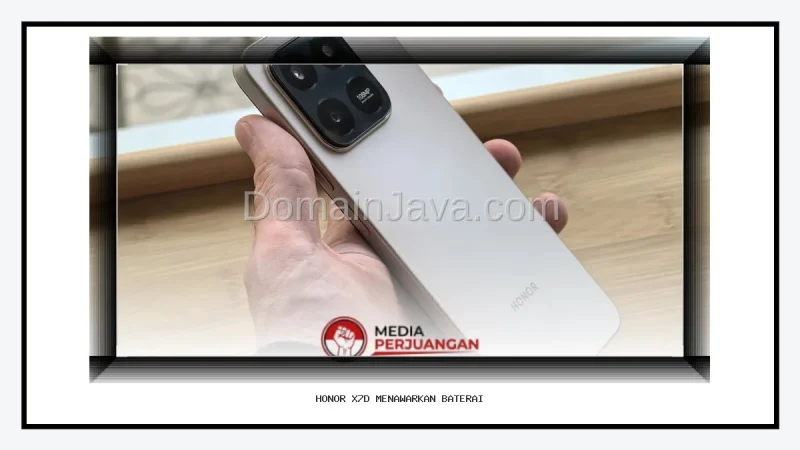 Honor X7D Menawarkan Baterai Awet dan Bodi Tangguh Namun Layar Masih Hd Plus