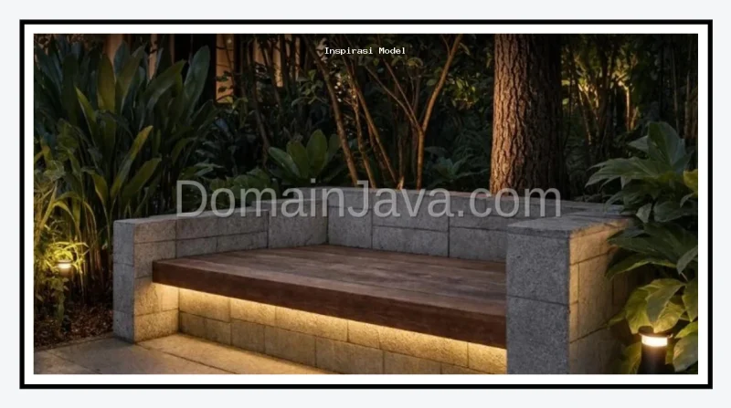 Inspirasi Model Bangku Bata Ringan dan Lampu Taman Estetik 2026