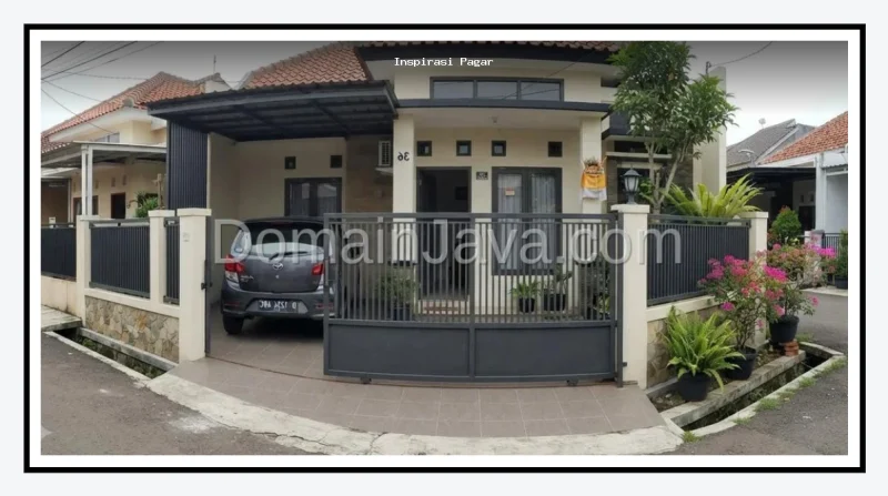 Inspirasi Pagar Geser Rumah Tipe 36 Aman dari Maling