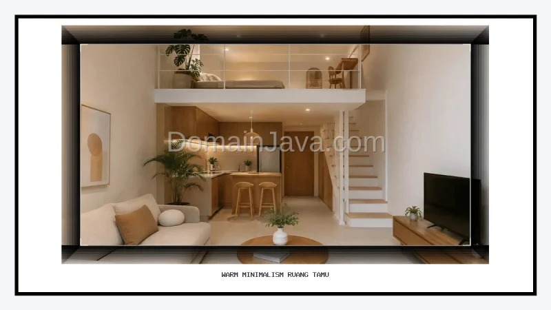 Warm Minimalism Ruang Tamu Nyaman dan Estetik Ala Pinterest